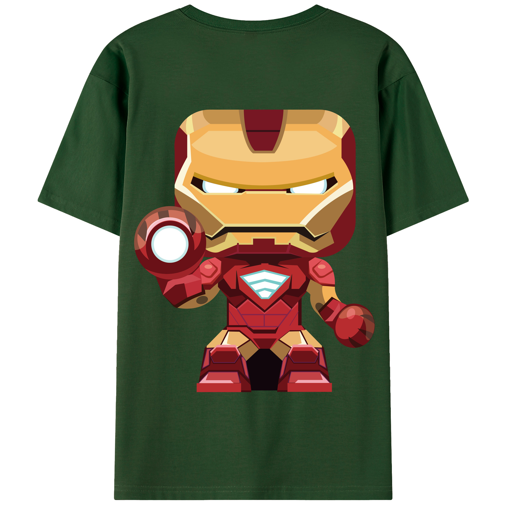 （画像用） アベンジャーズ The Avengers 綿100％半袖Tシャツ（背面プリント）
